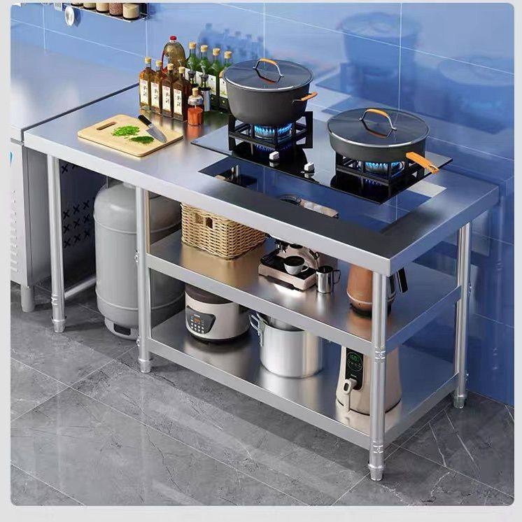 灶台架不锈钢置物架厨房煤气灶架子切菜剁肉操作台可放煤气罐架子,家装主材,商用厨房操作台/工作台,淘宝优惠券,粉丝福利购,淘宝优惠卷