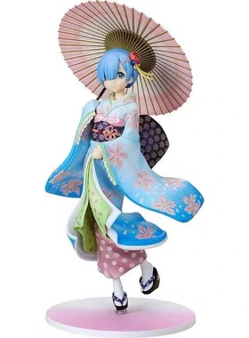 日版现货包邮 角川 re0从零开始异世界生活 雷姆蕾姆浮世绘樱手办