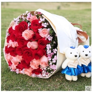 邵东县灵官殿镇团山镇砂石镇廉桥镇鲜花店母亲节速递玫瑰生日蛋糕