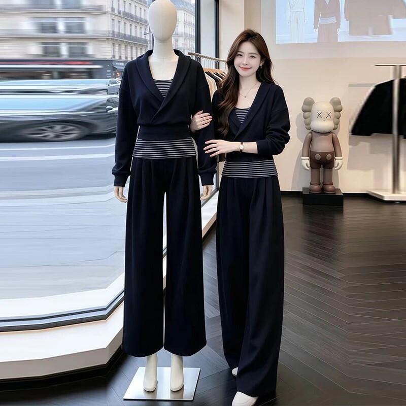 洋气时尚套装女2026秋季新款休闲