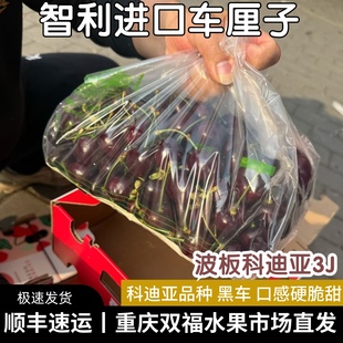 科迪亚3J波板智利进口车厘子原箱5斤礼盒装脆甜年货送礼重庆双福