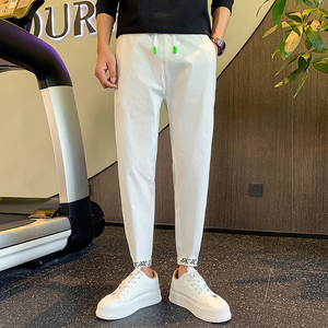 秋季长裤直筒休闲裤发型师时尚花边裤子加厚长裤 A12新增长裤P48图片