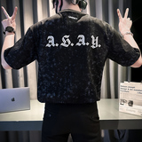 夏季韩版圆领短袖T恤男士刺绣字母休闲半袖打底衫TX04-P58，男装T恤，星座712-1