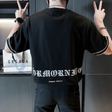 夏季短袖T恤男士百搭半袖宽松运动青少年套头衫潮TX05-P58，男装T恤，星座712-1