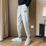 春夏装新款男士运动裤潮牌宽松卫裤束脚运动裤修身小脚裤A87-P48，男装休闲裤，星座712-1