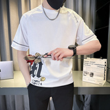 夏季薄款男士短袖潮流宽松T恤衫潮流男上衣TX01-P58，男装T恤，星座712-1