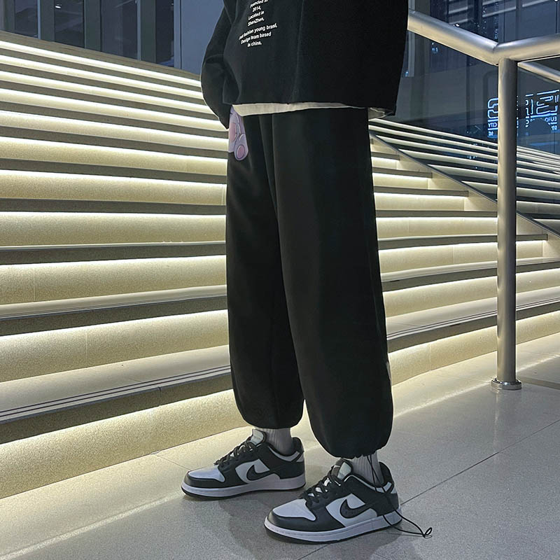 港风潮牌运动裤青少年春季创可休闲百度卫裤宽松阔腿裤K01-P38,男装休闲裤,星座712-1