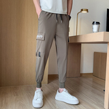 夏季薄款休闲裤男士九分裤潮流宽松哈伦裤束脚九分裤712-1-A105，男装休闲裤，星座712-1