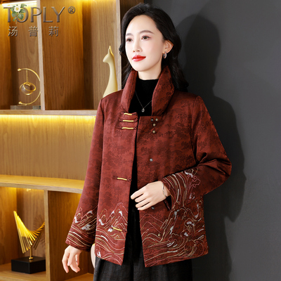 2025冬新款妈妈装羽绒服女短外套