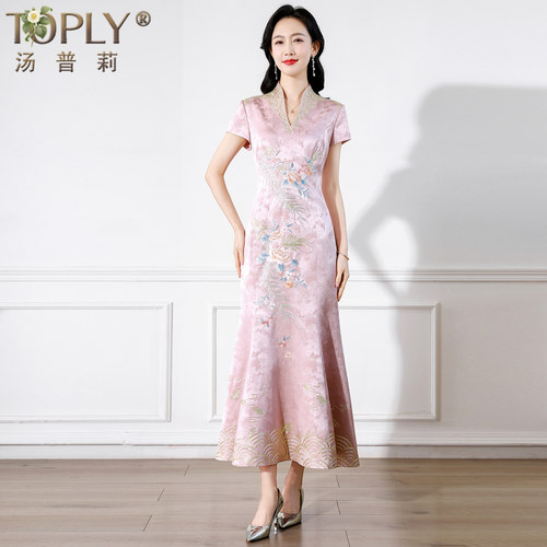专柜正品喜妈妈婚宴装礼服鱼尾裙