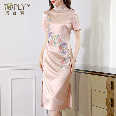 高档喜婆婆婚宴旗袍妈妈礼服高端