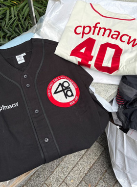 40棒球服40 Acres联名款Twill Baseball Jersey 后背数字英文logo