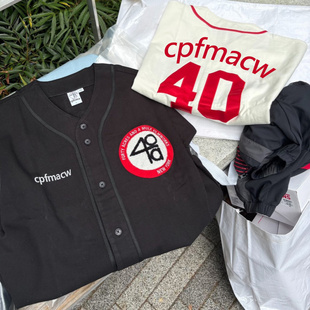 Jersey 40棒球服40 Baseball Twill 后背数字英文logo Acres联名款