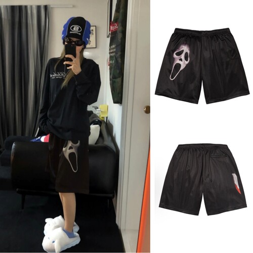 鬼脸短裤联名款MESHSHORT
