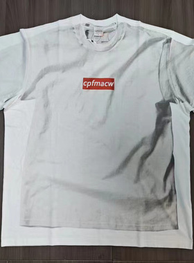 23SS幻影 zwsp经典重现 MOTION LOGO TEE 幻影LOGO短袖 圆筒高工