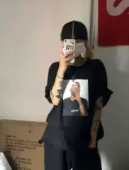 Dean T-Shirt Ceiling of Greatness Deam Blunt Tee Dean Blunt Character Print Short-Sleeve Tee