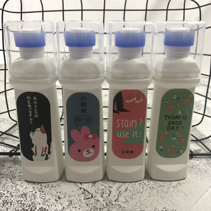 韩版可爱卡通动物刷头小白鞋神器一擦就白小白鞋去黄增白洗剂批發