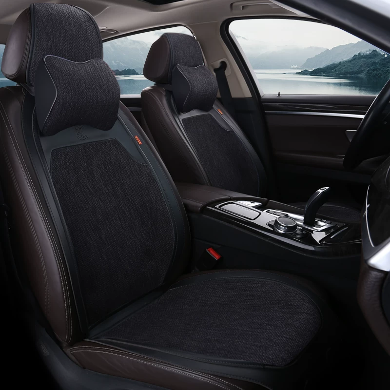 Льняная подушка на автомобильное сиденье для Tesla Model Y3XS QJJ M98 Ideal L987 NIO ESECET Xiaomi подушка сиденья