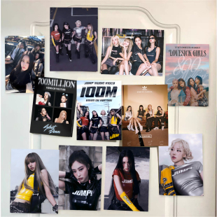 BLACKPINK海报墙贴ins风韩国爱豆房间宿舍卧室明星装饰房间墙纸画