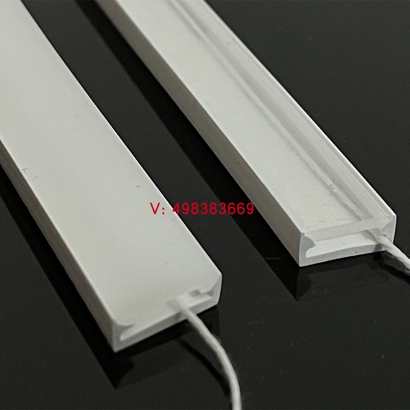 05*13mmLED灯带硅胶方形透明套管雾面透明可选正放光尾塞堵头卡扣