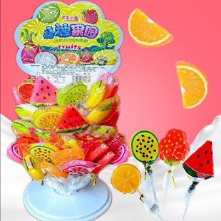 小迪果园水果造型棒棒糖儿童分享节日礼物零食硬糖可爱水果糖