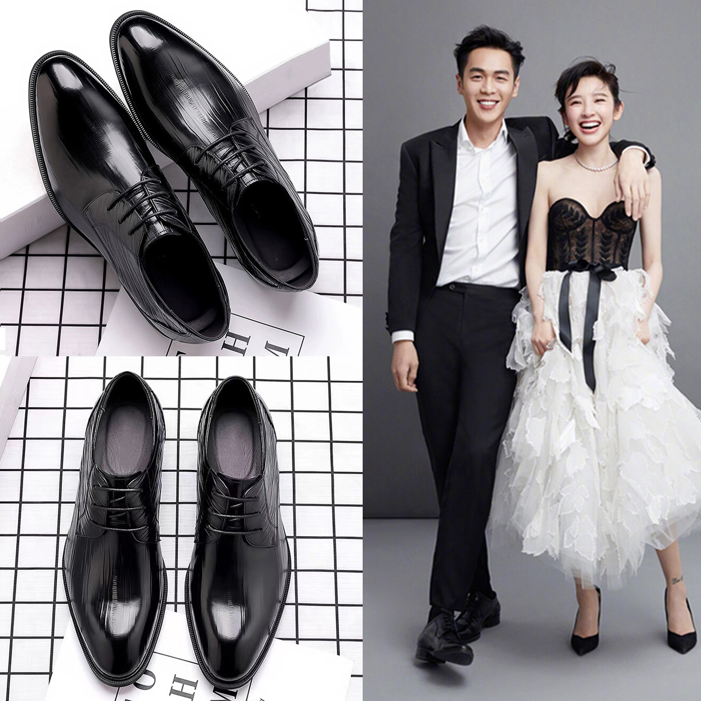 2026款新郎结婚拍婚纱照礼鞋春天英伦商务休闲皮鞋男士配西装伴郎,流行男鞋,正装皮鞋,淘宝优惠券,粉丝福利购,淘宝优惠卷