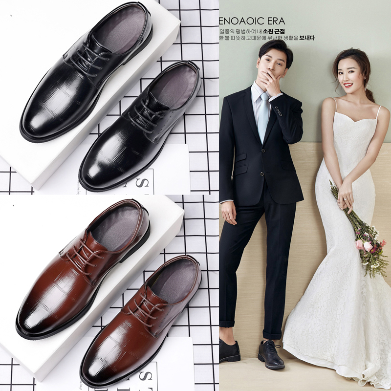 2025新款结婚鞋拍婚纱照皮鞋