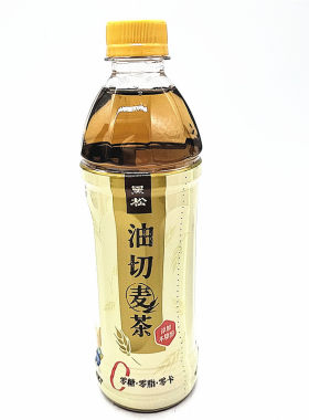 黑松油切麦茶饮料500ml大麦茶