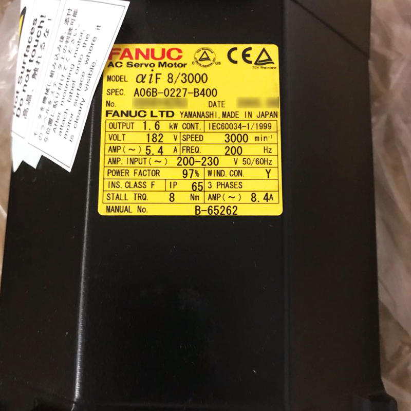 A06B-0227 2227-B400 B805 aiF 8/3000 fanuc伺服电机 原装现货