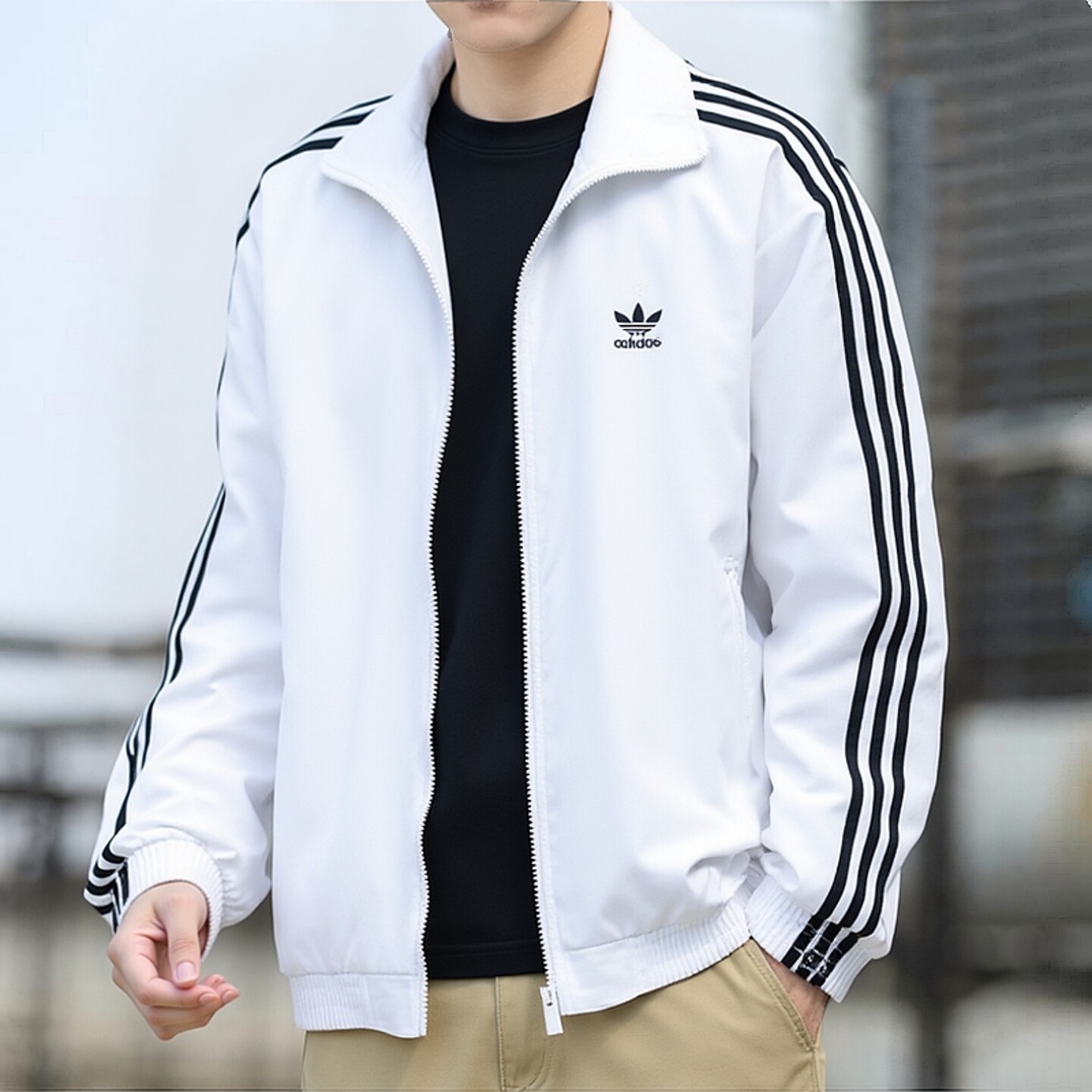 阿迪达斯三叶草男士运动