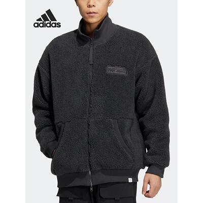 Adidas/阿迪达斯正品新款男子摇粒绒运动宽松夹克外套IK3507