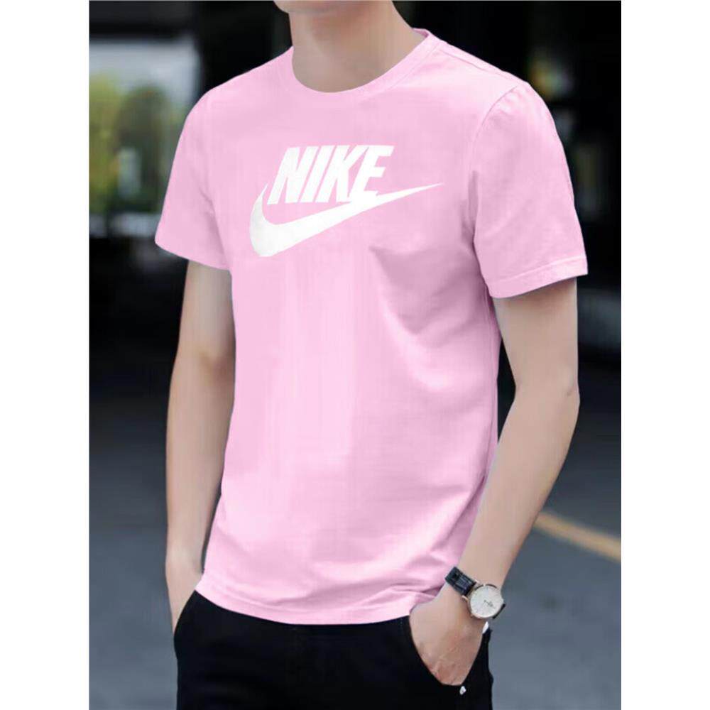 Nike耐克粉色短袖男女情