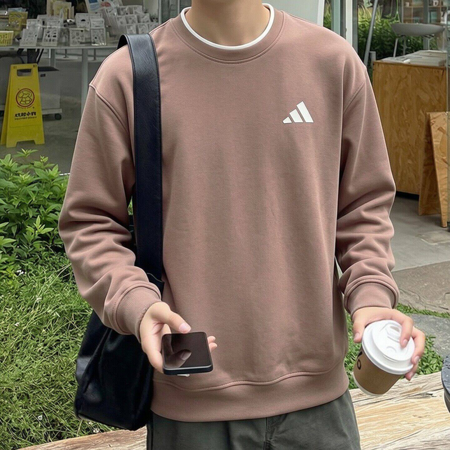 卫衣男秋季打底衫正品阿迪达斯复古宽松篮球运动服美式外套套头衫