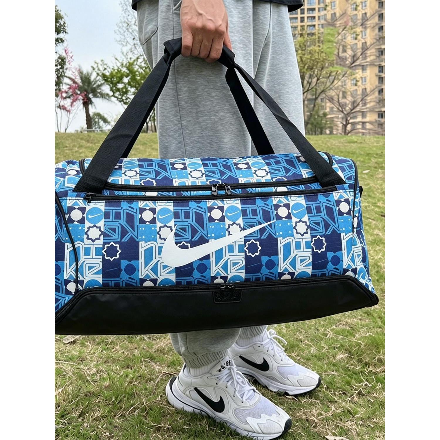 Nike耐克正品斜挎包健身单肩包男包女包正品行李包运动包旅行提包