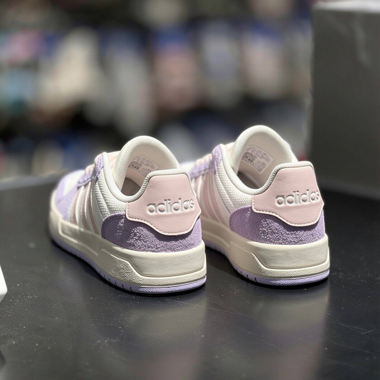 adidas阿迪达斯男鞋女鞋夏季正品复古低帮小白鞋Entrap休闲板鞋女