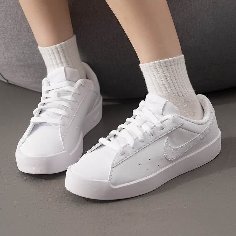 Nike耐克2026年新款女鞋白色低帮板鞋系带休闲运动鞋透气小白鞋