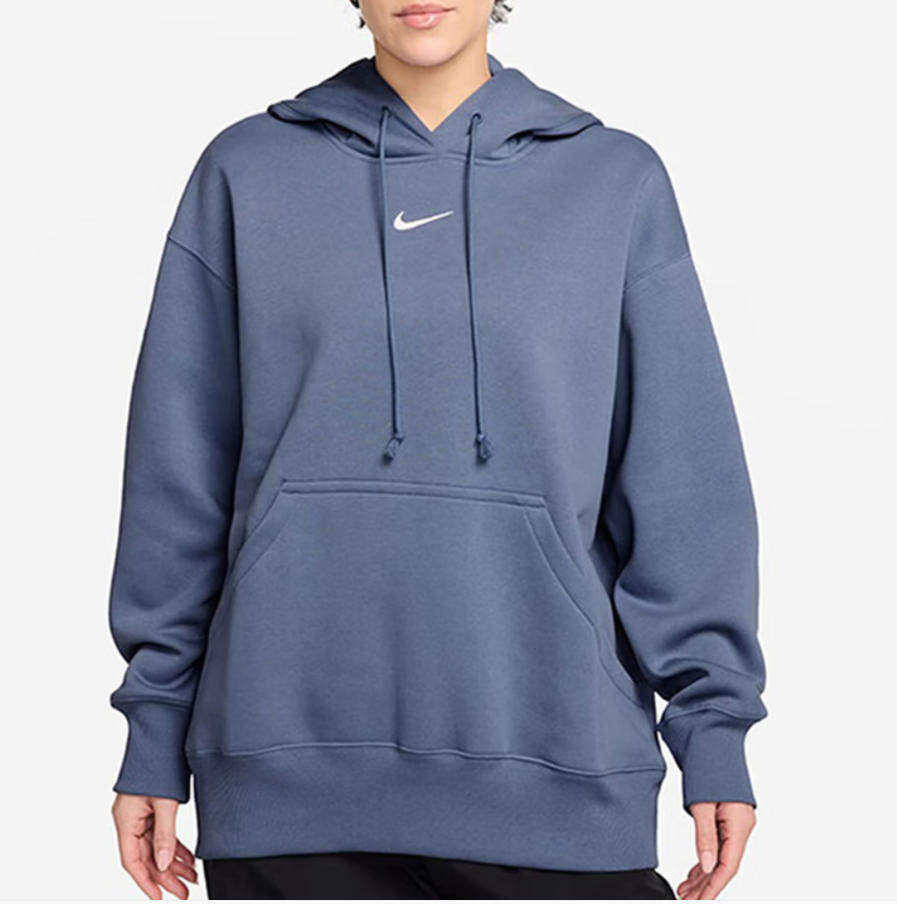 Nike耐克连帽卫衣女装加绒外套正品运动装厚款保暖大码上衣DQ5861