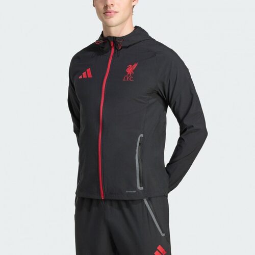 adidas阿迪男装 潮流时尚足球运动休闲连帽夹克外套JZ5556