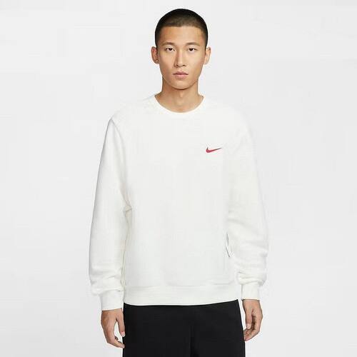 NIKE耐克男装 时尚简约舒适百搭运动休闲圆领卫衣IB5504-133