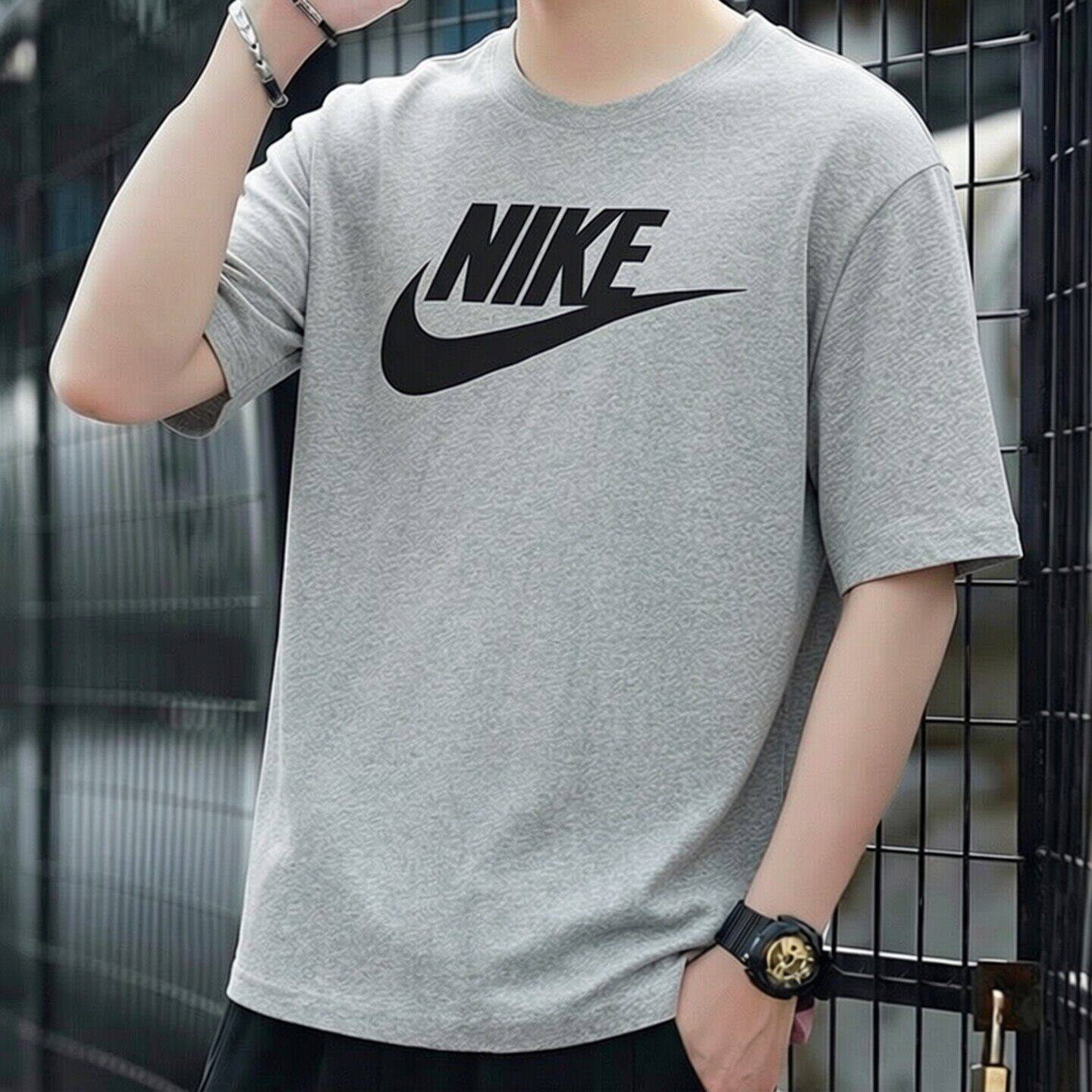 Nike耐克灰色健身短袖新