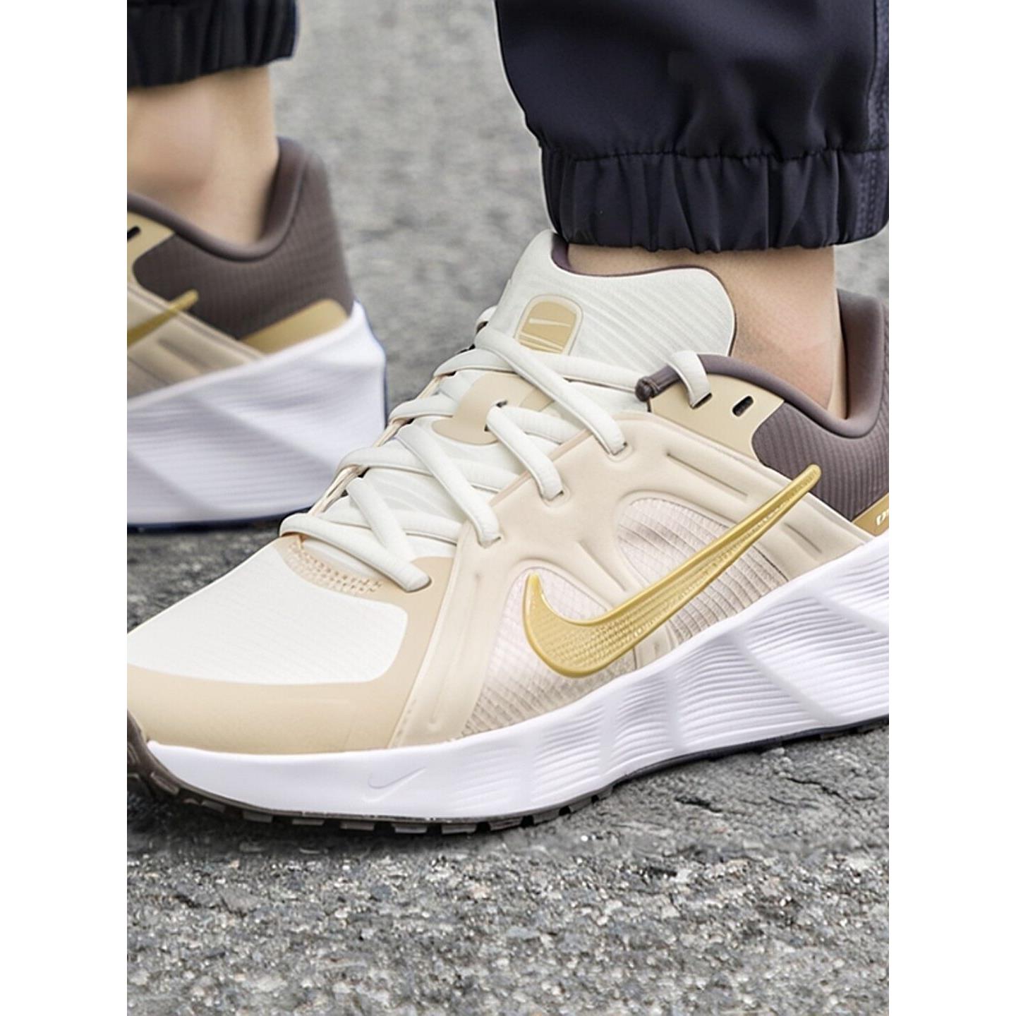NIKE耐克男鞋夏季新款网面透气户外训练健身黄色运动鞋减震跑步鞋