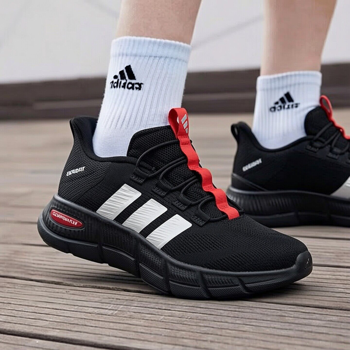 Adidas懒人男鞋春季新款