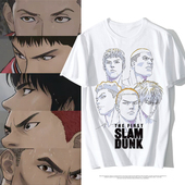 灌篮高手电影T恤SLAM DUNK动漫ins三井寿宫城良田问题少年短袖 夏