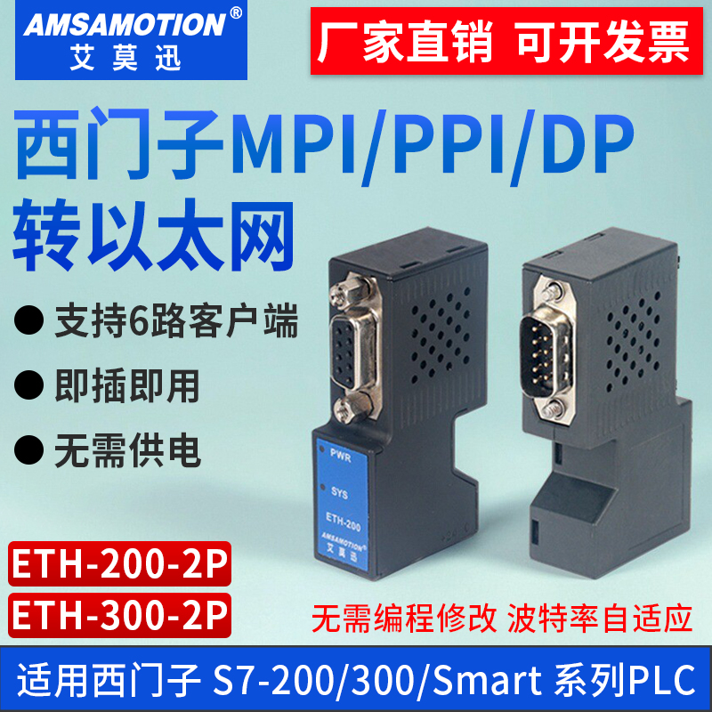 PLC转以太网MPI/DP/PPI通讯扩展