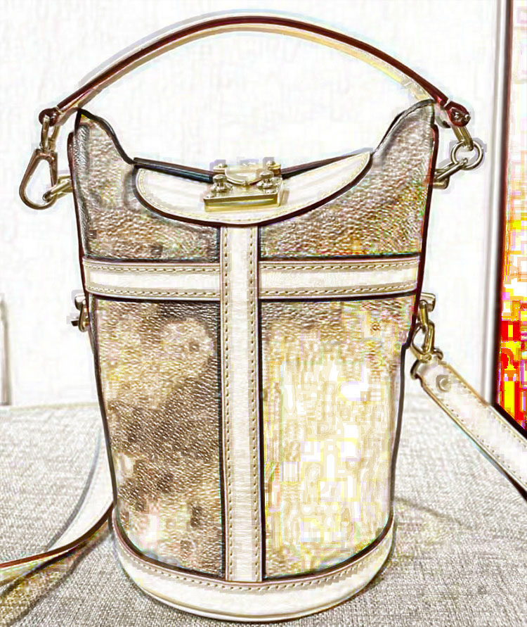 薯条包版型图纸玛客手提斜挎单肩水桶包免裁剪纸样手工diy