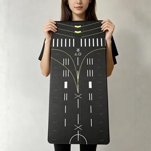 创意个性跑道停机坪飞机模型可拼接跑道机场模拟场景学生教学沙盘