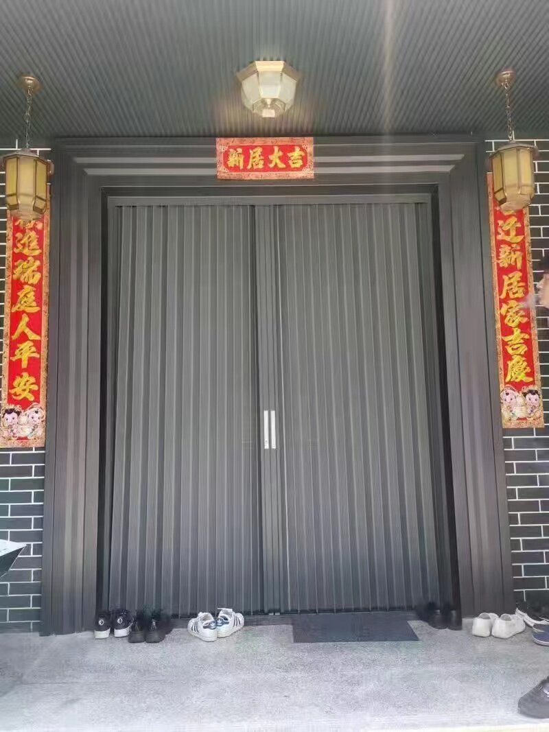 金刚网纱门防猫狗推拉式折叠门纱窗防蚊防盗防鼠铝合金放宠物通风图片