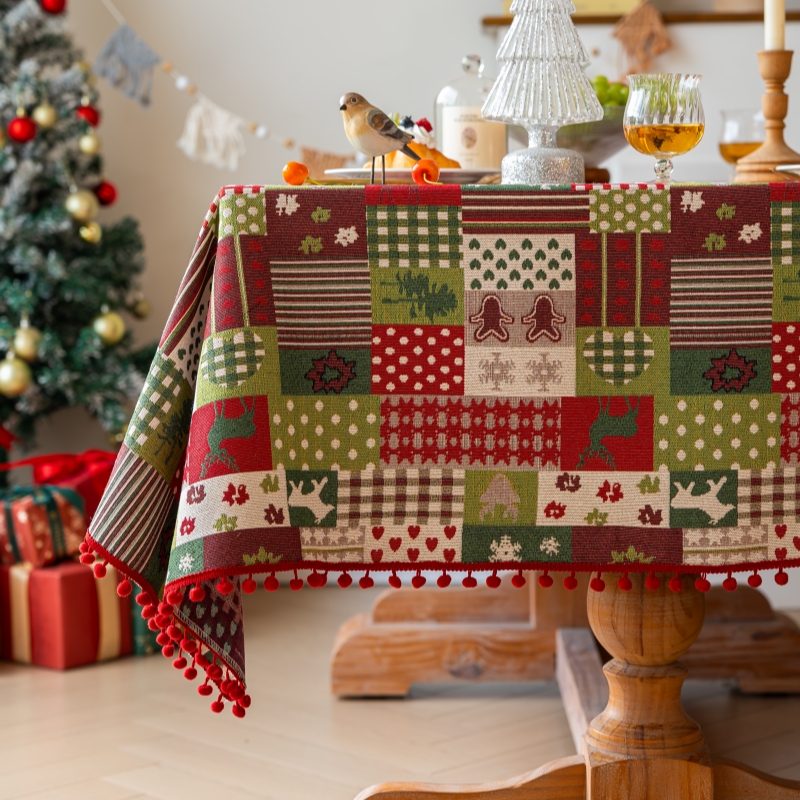 飞阳美式棉麻桌布装饰高级ins风