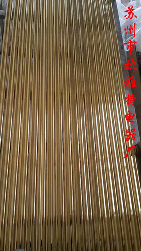 供应各种真空加热管镀金双管6KW红外线IR发热管L1700mm（定做）