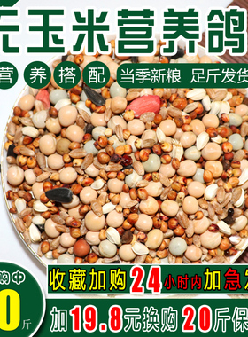 《粮辛》营养无玉米幼鸽鸽粮鸽子粮信鸽观赏鸟食鸽料20斤装包邮
